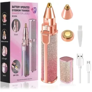2-in-1 Eyebrow Trimmer & Shaver