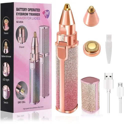 2-in-1 Eyebrow Trimmer & Shaver
